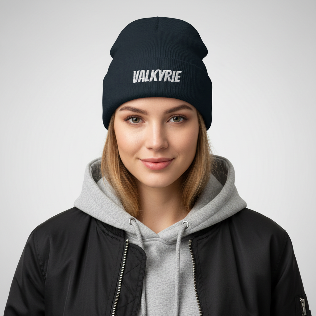 Embroidered Beanie