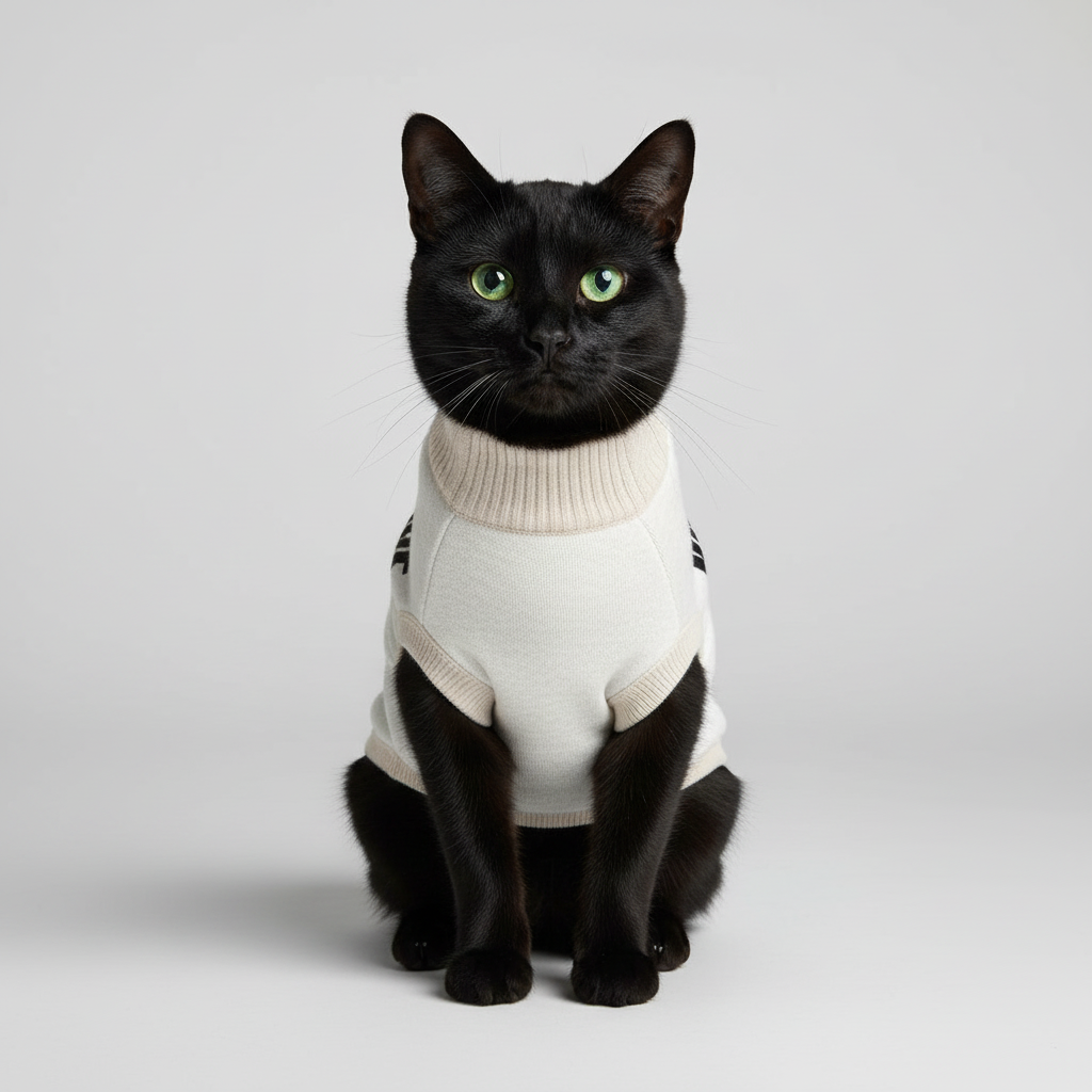 Knitted pet sweater