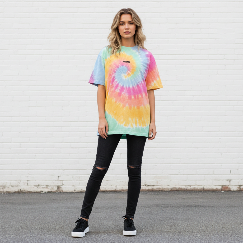 Oversized tie-dye t-shirt